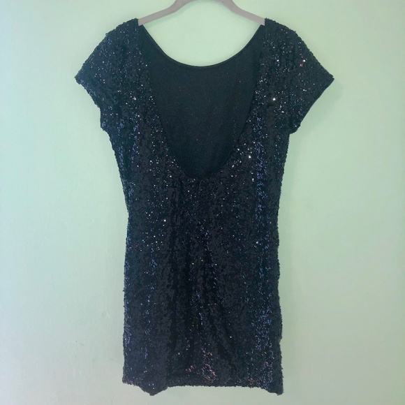 COPY - SUPER CUTE Into The Stardust Black Sequin … - Picture 4 of 4